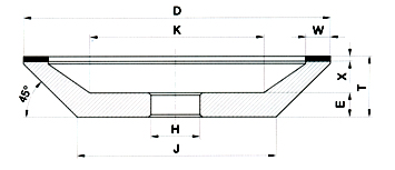 26 - D - W/X FEPA 12A2/45°